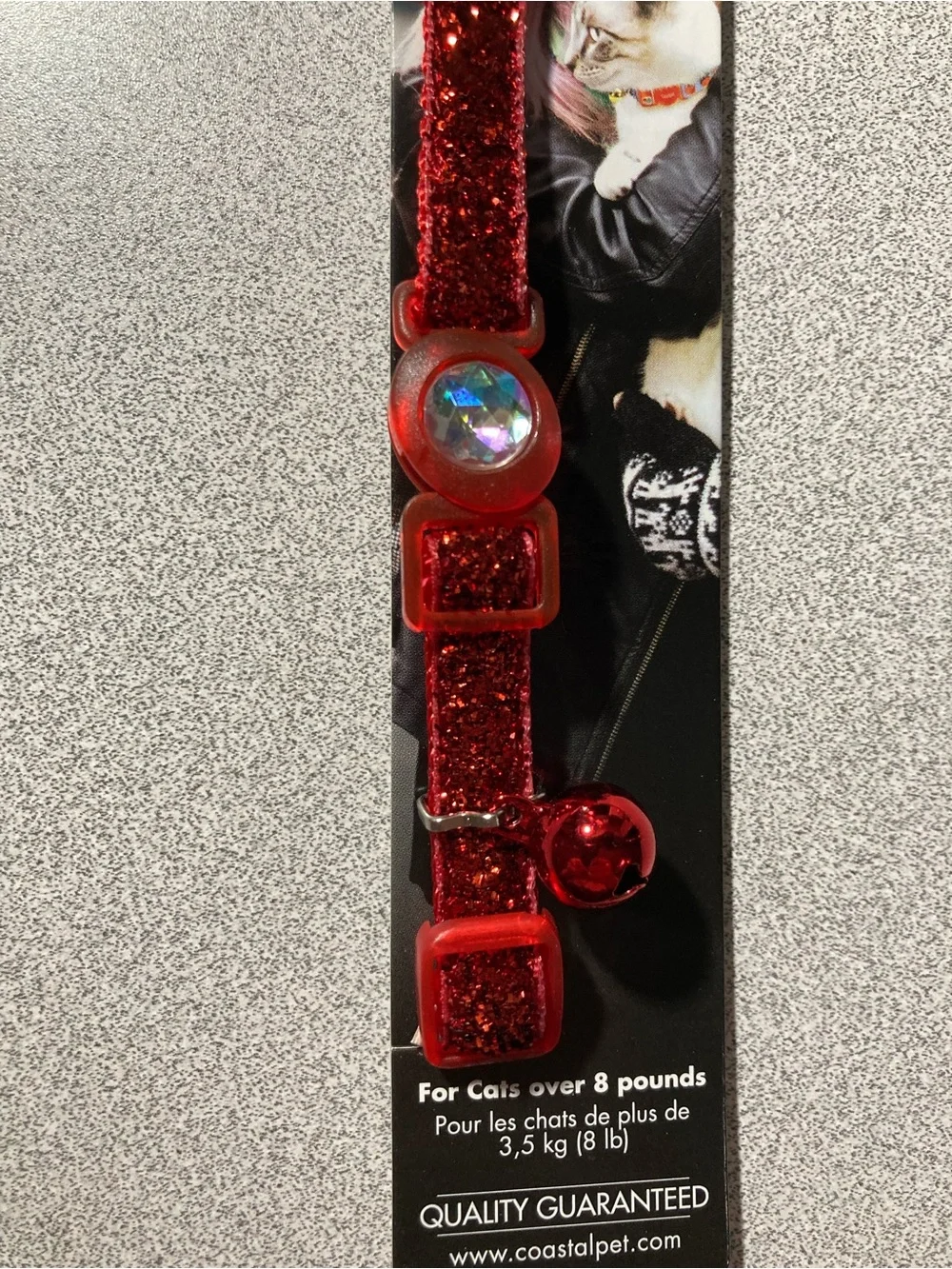 Cat Safe Red Fashion Breakaway Collar By Coastal Pet NWT